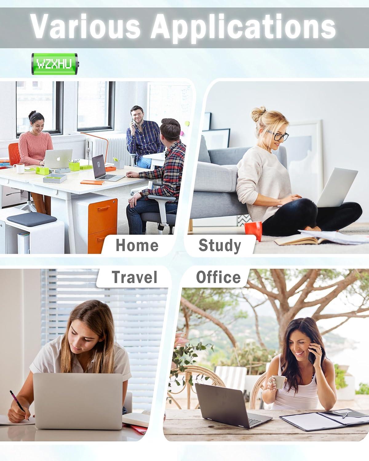 imageNew Slim 65W USB C Laptop Charger Compatible with HP Spectre x360 Envy Chromebook Elitebook x360 Pavilion Elite x2 Travel Type C Power Cord Ac AdapterSM100CL01