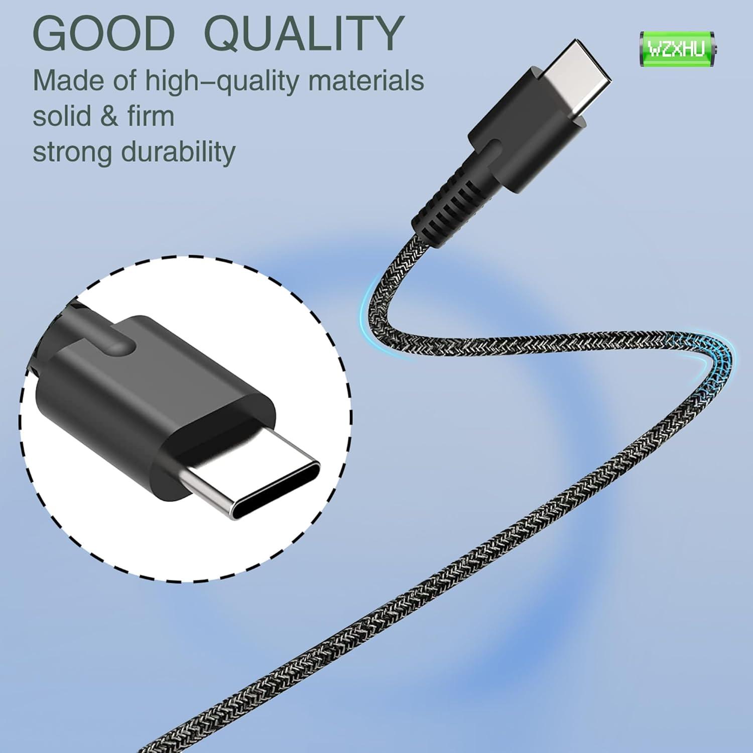 imageNew Slim 65W USB C Laptop Charger Compatible with HP Spectre x360 Envy Chromebook Elitebook x360 Pavilion Elite x2 Travel Type C Power Cord Ac AdapterSM65CS01