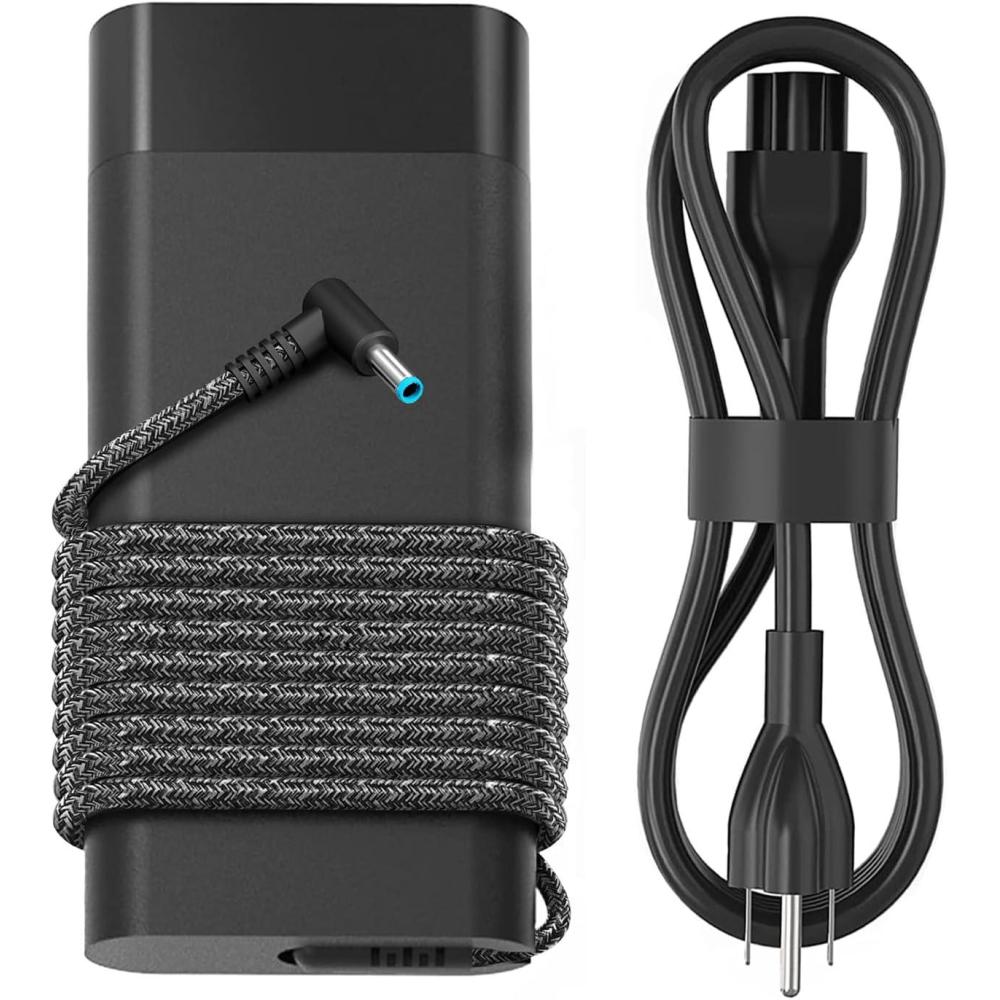 imageNew Slim 65W USB C Laptop Charger Compatible with HP Spectre x360 Envy Chromebook Elitebook x360 Pavilion Elite x2 Travel Type C Power Cord Ac AdapterSM65CL01