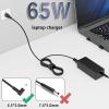 imageNew Slim 65W USB C Laptop Charger Compatible with HP Spectre x360 Envy Chromebook Elitebook x360 Pavilion Elite x2 Travel Type C Power Cord Ac AdapterSK90195333