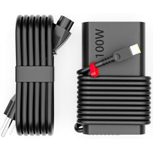 imageNew Slim 100W USB C Laptop Charger Compatible with Lenovo Yoga 9 9i 7 7i ThinkBook 15 16 Yoga Slim 7Pro ldeapad 5 Pro 16 Thinkpad Carbon x1 Type C AC Adapter Power Supply
