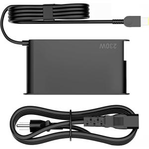 imageNew Slim 230W Legion 5 Laptop Charger for Lenovo Legion 7 5P C7 S7 Y540 Y545 Y740 Y730 Y900 Y910 Y920 Y7000 Thinkpad P1 P73 P53 P72 P52 P71 P51 P70 ADL230NLC3A ADL230NDC3A 01FR046 01FR044 AC Adapter