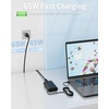 image:imageWZXHU 100W USB C Laptop Charger Compatible with Lenovo Thinkpad Yoga Chromebook Mac Book ProAir 16 15 14 13 Inch HP Dell Acer Asus Google Fast Type C Adapter Power Cord65W USB C
