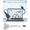 image:imageWZXHU 100W USB C Laptop Charger Compatible with Lenovo Thinkpad Yoga Chromebook Mac Book ProAir 16 15 14 13 Inch HP Dell Acer Asus Google Fast Type C Adapter Power Cord65W USB C