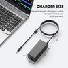 image:imageWZXHU 90W USBC Laptop Power Adapter Compatible with HP Spectre x360 904144850 904082003 adp90fe 2ln85aa Elitebook x360 1040 G5 1040 G4 Type C Ac AdapterBlack