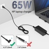 image:imageWZXHU 90W USBC Laptop Power Adapter Compatible with HP Spectre x360 904144850 904082003 adp90fe 2ln85aa Elitebook x360 1040 G5 1040 G4 Type C Ac AdapterLamy Black