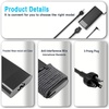 image:imageWZXHU 90W USBC Laptop Power Adapter Compatible with HP Spectre x360 904144850 904082003 adp90fe 2ln85aa Elitebook x360 1040 G5 1040 G4 Type C Ac AdapterPlatinum Carbon Black