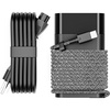 image:imageWZXHU 90W USBC Laptop Power Adapter Compatible with HP Spectre x360 904144850 904082003 adp90fe 2ln85aa Elitebook x360 1040 G5 1040 G4 Type C Ac AdapterDiamine Jet Black
